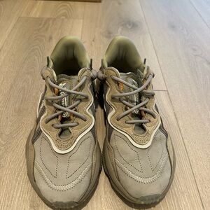 Gray and Olive Sneakers